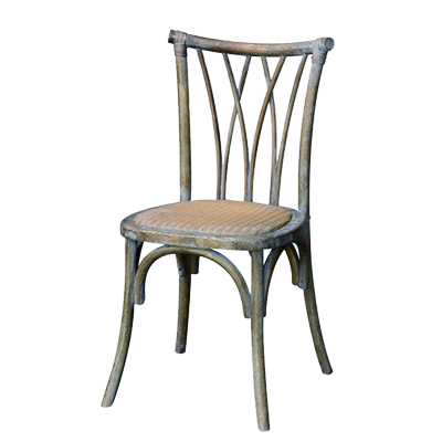 wooden willow chair