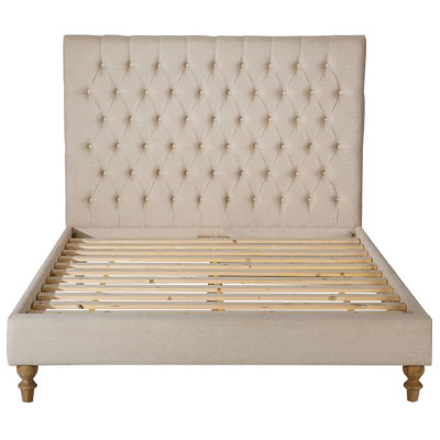 Upholstered Low Foot Board Bed